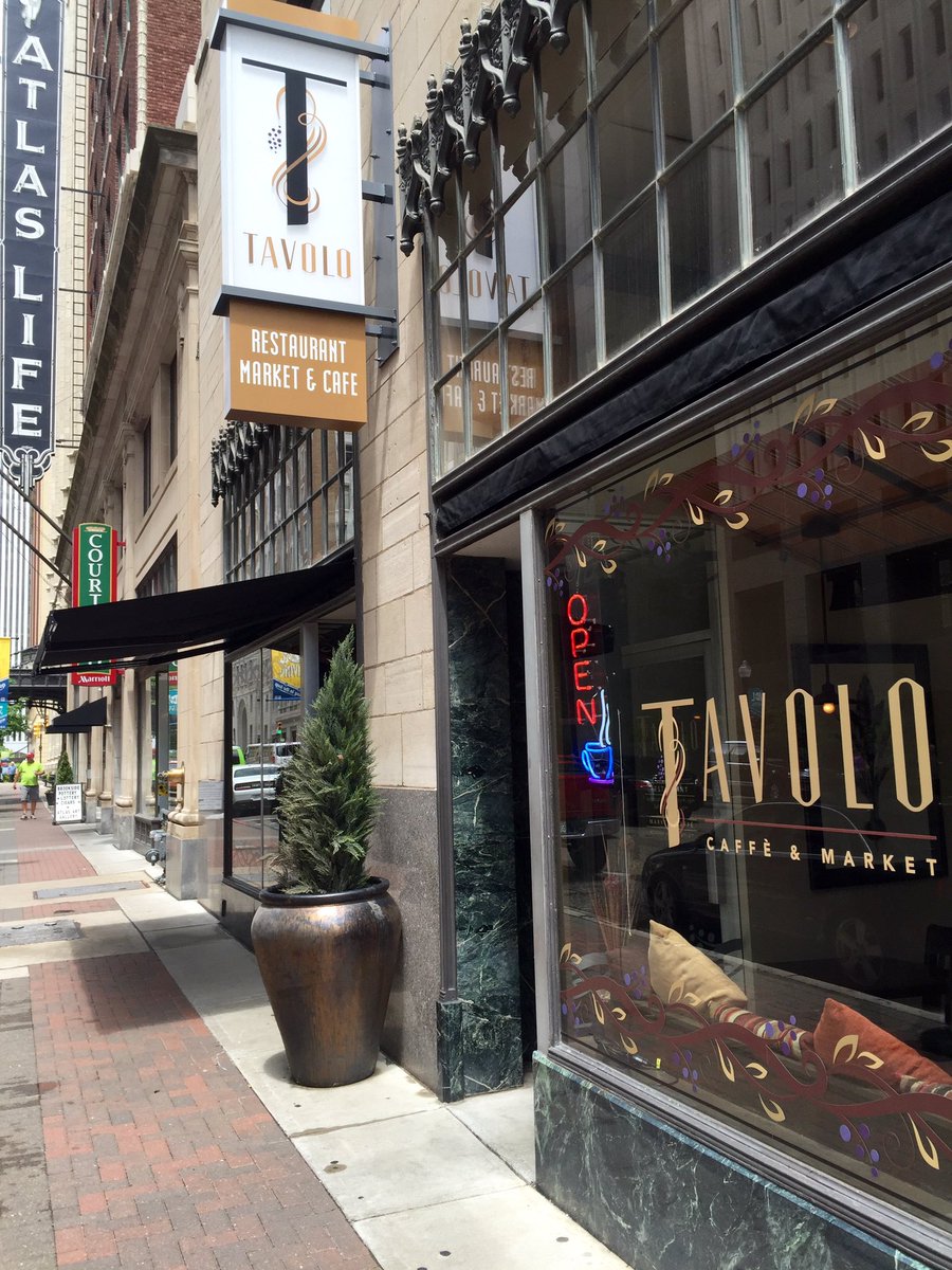 Hello #Tulsa! Tavolo is back on <a href="/twitter/">Twitter</a>. Come by for downtown dinning while we prepare everything by hand. Saluti!