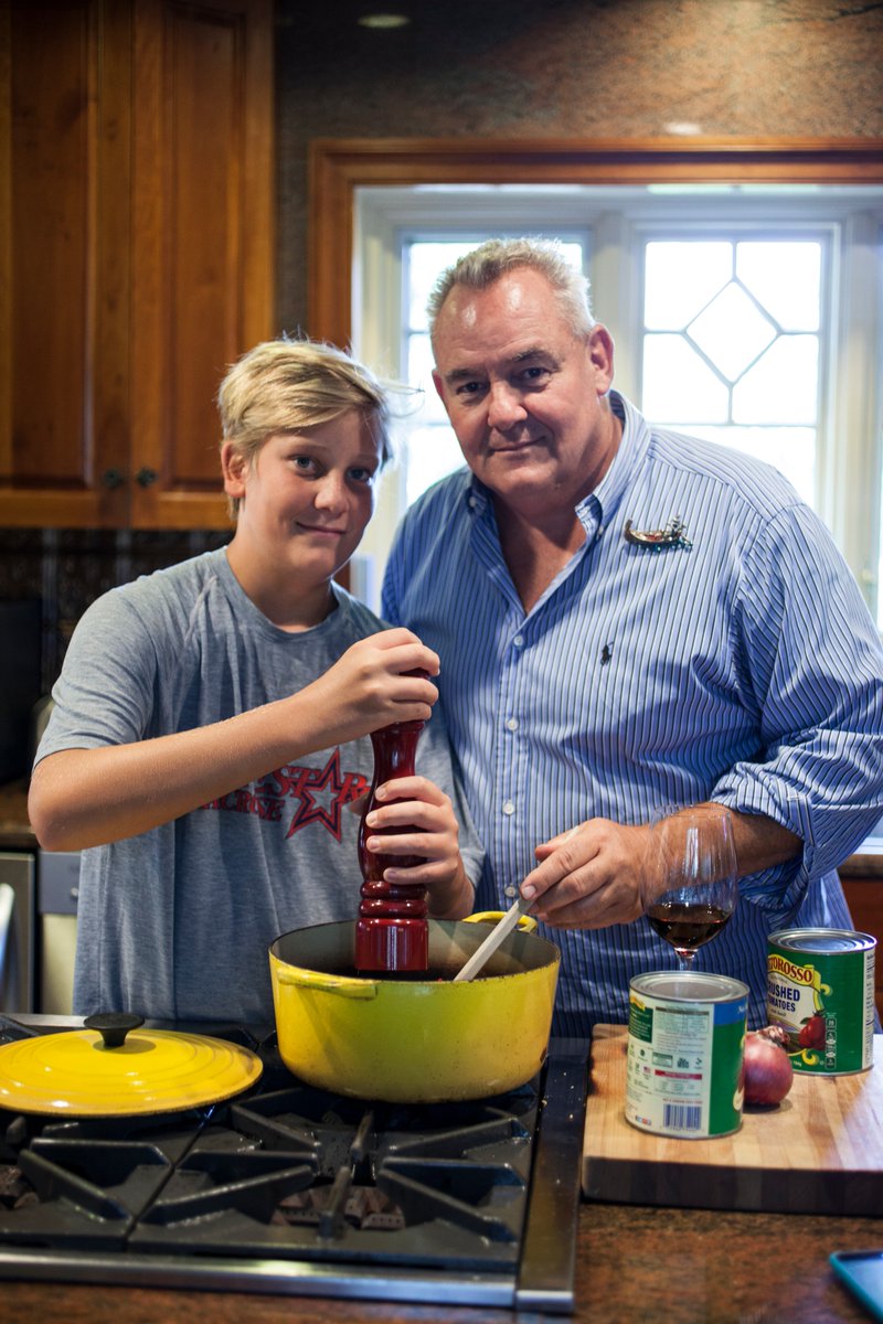 Heidi Daus On Twitter Look At These Handsome Men My Husband And My Son Shane Cookin Up A Storm In The Kitchen Cooking Italy