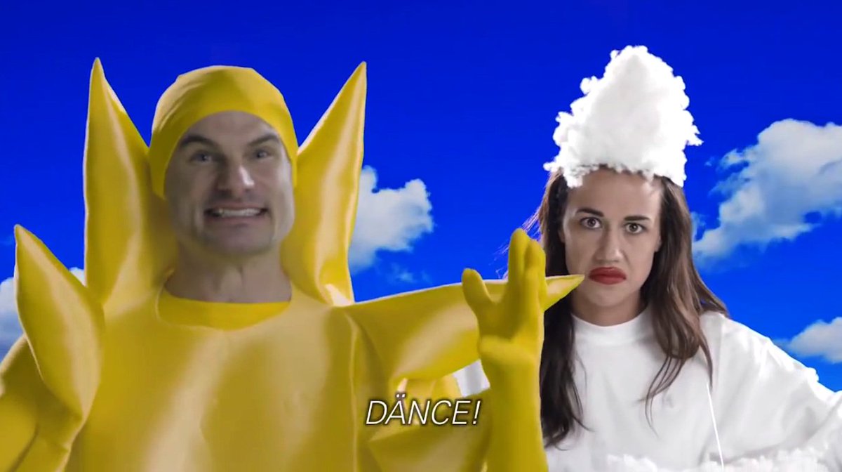 This song was no joke!
"Clouds" with the radiant Flula Borg &amp; Miranda Sings.