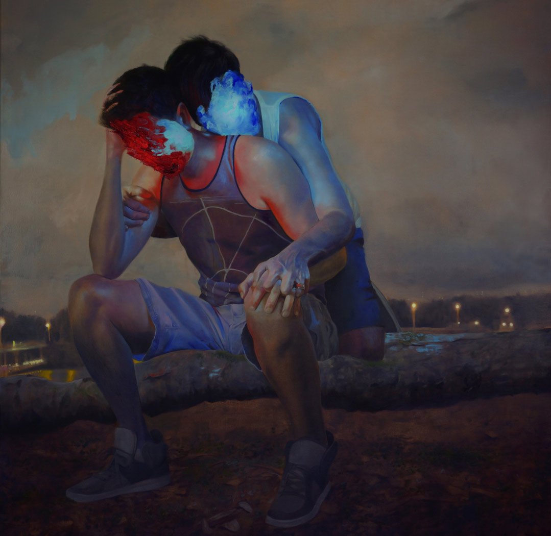 Booooooom's tweet photo. Paintings by artist Jean-Paul Mallozzi > https://t.co/lY9rJBq0bM https://t.co/Zvjz3itazk