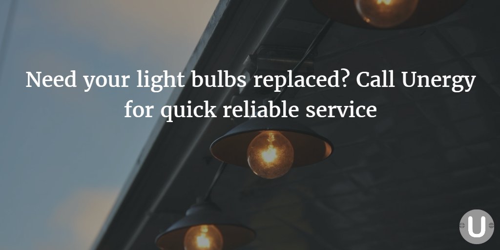 unergyco's tweet photo. Need your light bulbs replaced? Call Unergy for quick reliable service https://t.co/p5bczu6UDg