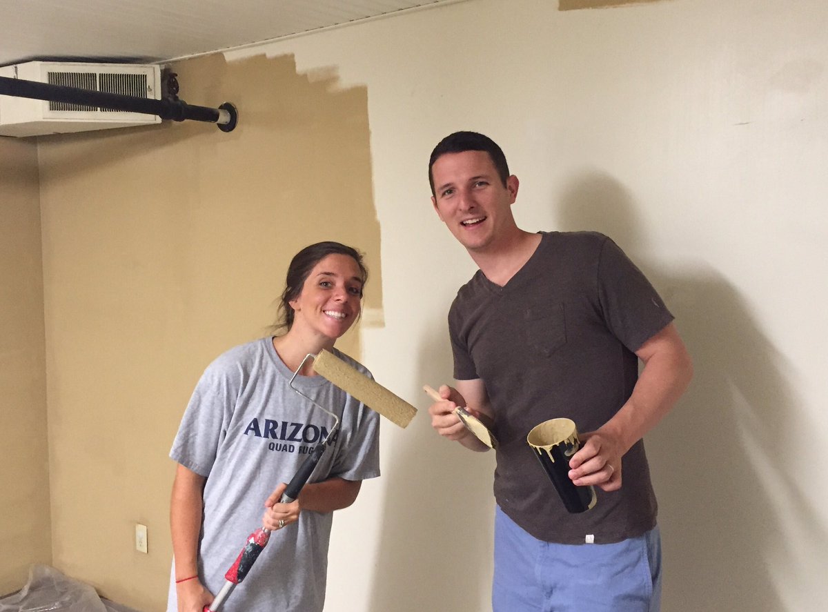 howertonjordan's tweet photo. Team Abernathy, doing a little pre-Work Day prep! That kitchen's looking good.
#workday2016 https://t.co/1xPOHTWzz9