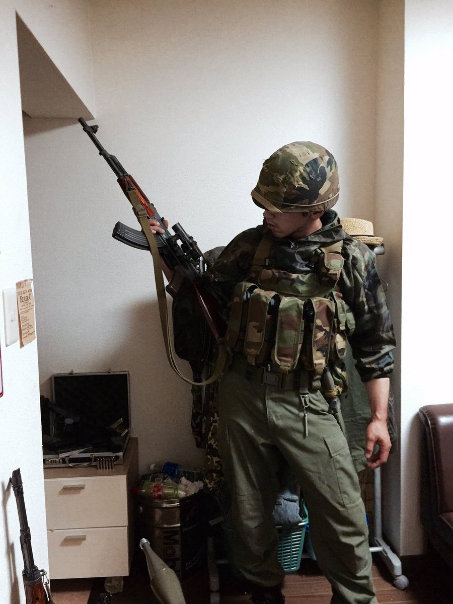 Beans バリバリ ワークマンの迷彩ヤッケやはり良さげw謎の寄せ集め軍隊の完成w謎過ぎるさ 着替えて出かけるか