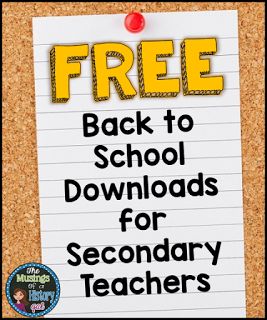 Lmuclinical's tweet photo. Free Back-to-School Downloads for Secondary Teachers 
https://t.co/exbGc3NskB https://t.co/fbqRVR8JDx