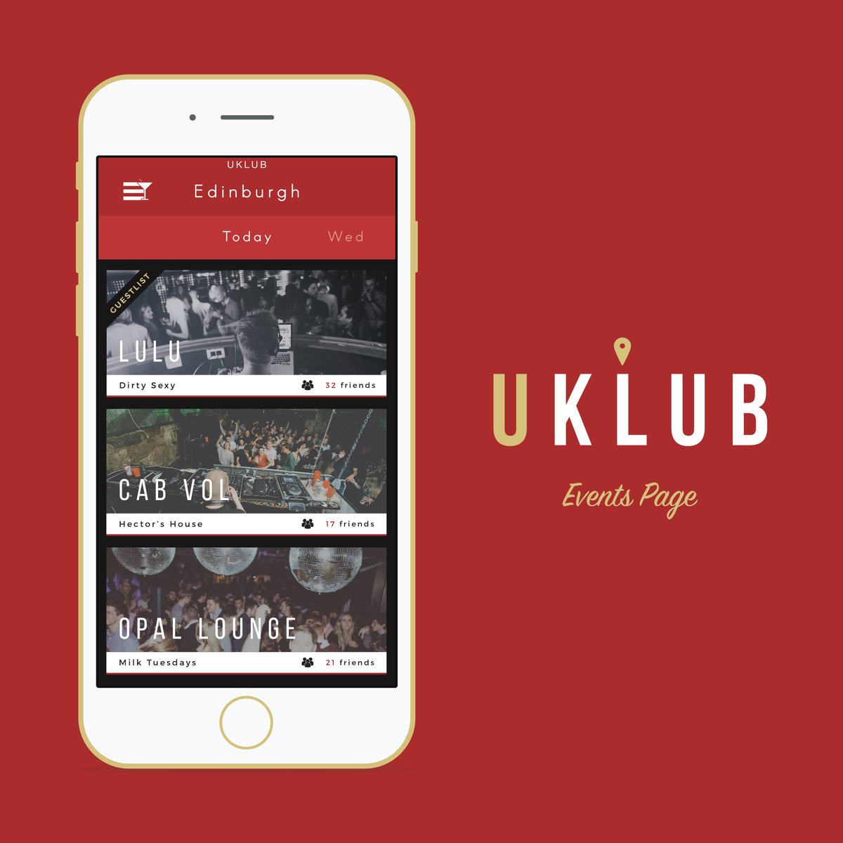 It's time for a first look at the only mobile app that lets you 'Find Out Who's Out'. #UKLUB