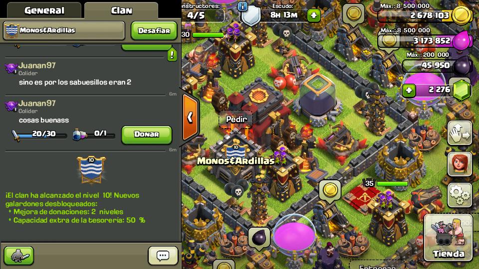 MonosArdillas's tweet photo. Por fin somos clan nivel 10!! Muchas a gracias a todos los miembros que lo han hecho posible! https://t.co/ShXmpOcbmv