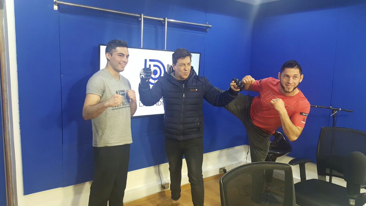 pulpolatam's tweet photo. #UFCENCHILE [AHORA] Tour #TUFLatinoamérica3: Juan Villaseca y Santiago Cárdenas en @biobio #pulpodeviaje https://t.co/bw1fHl7DIA