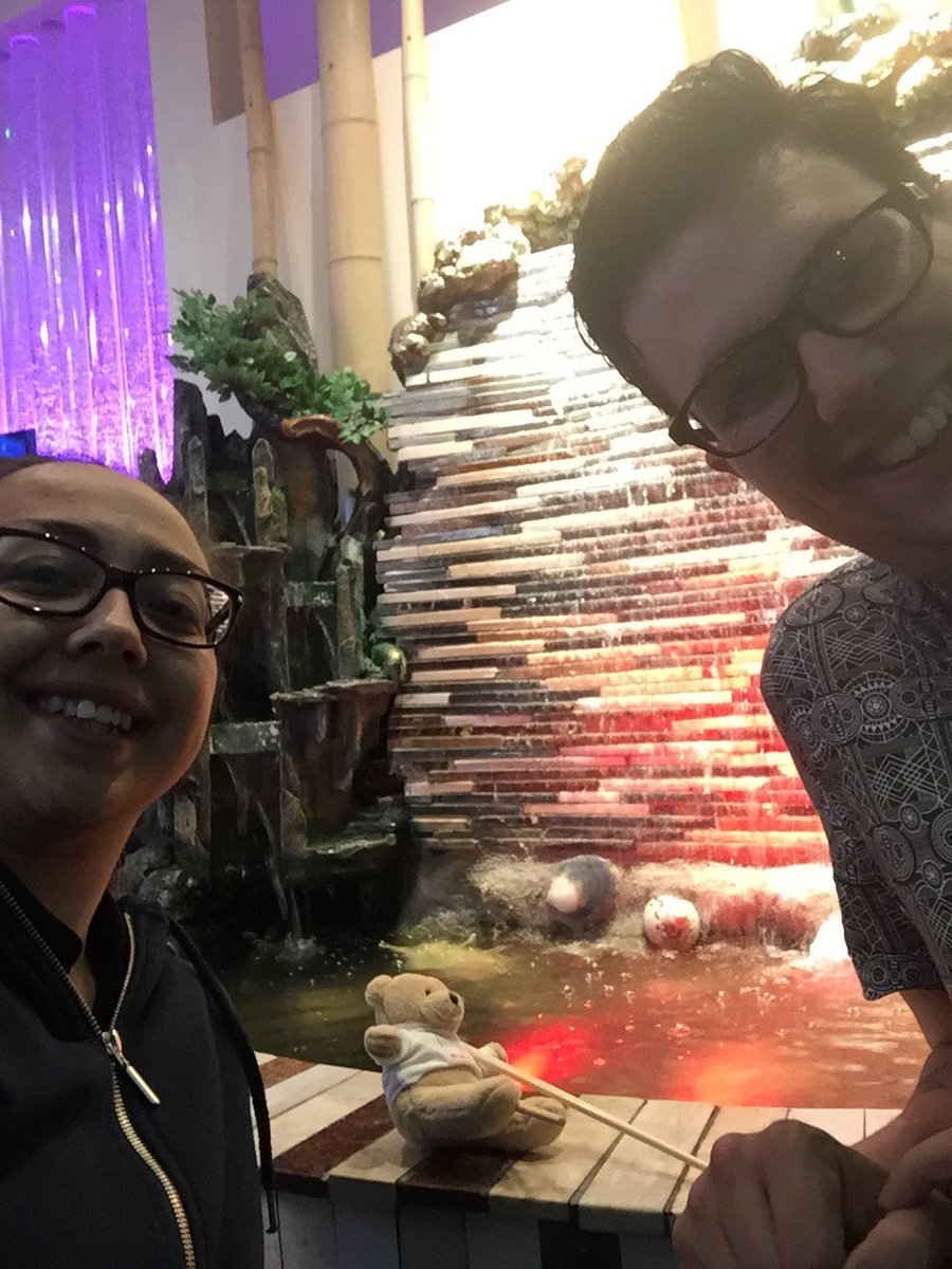 rhoslyn_wynne's tweet image. @AskTalkHR Bridgy bear's flight to China was cancelled,so he ate a Chinese buffet last night to cheer himself up