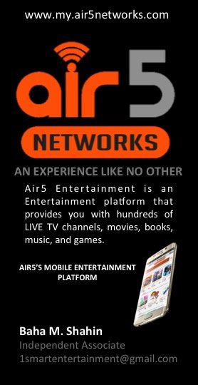 1smartent's tweet image. #air5 #multientertainment #tvonthego
