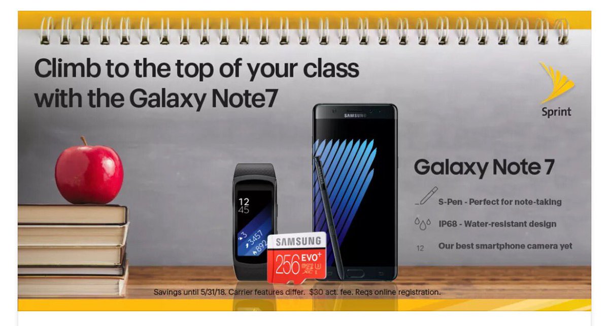 VenusDugayon's tweet photo. Do more with the new Samsung Galaxy Note 7!#Sprint4Samsung #TheSwitchIsReal #gettingbettereveryday #berkeley https://t.co/XoXi6Ws2XU