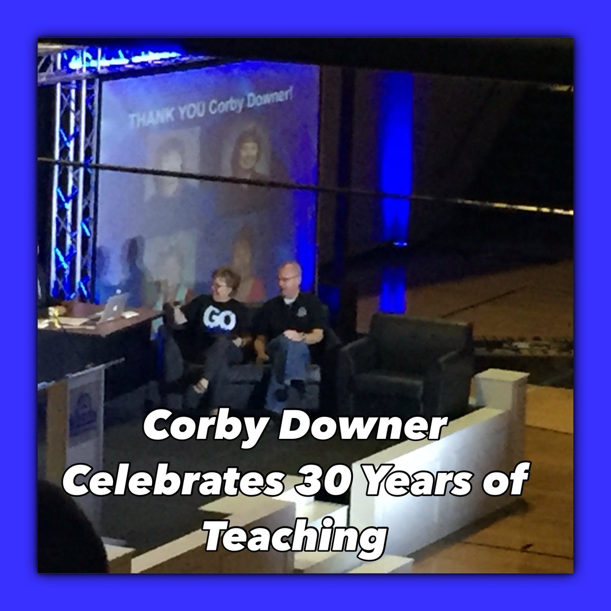 mkwahlert's tweet photo. Super glad my son got to experience one of her years of teaching!!! Thanks Corby!  #lpsconvocation2016 #lpsleads https://t.co/6AecZJJune