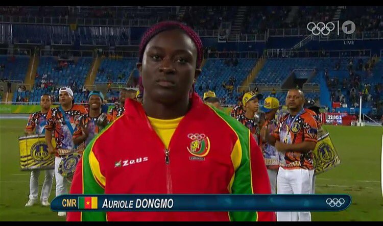 LesWaysNdole's tweet photo. Actuellement finale lancer de poids à Rio la lionne Auriole Dongmo. 
Bonne chance championne https://t.co/jBrfZtDOEL