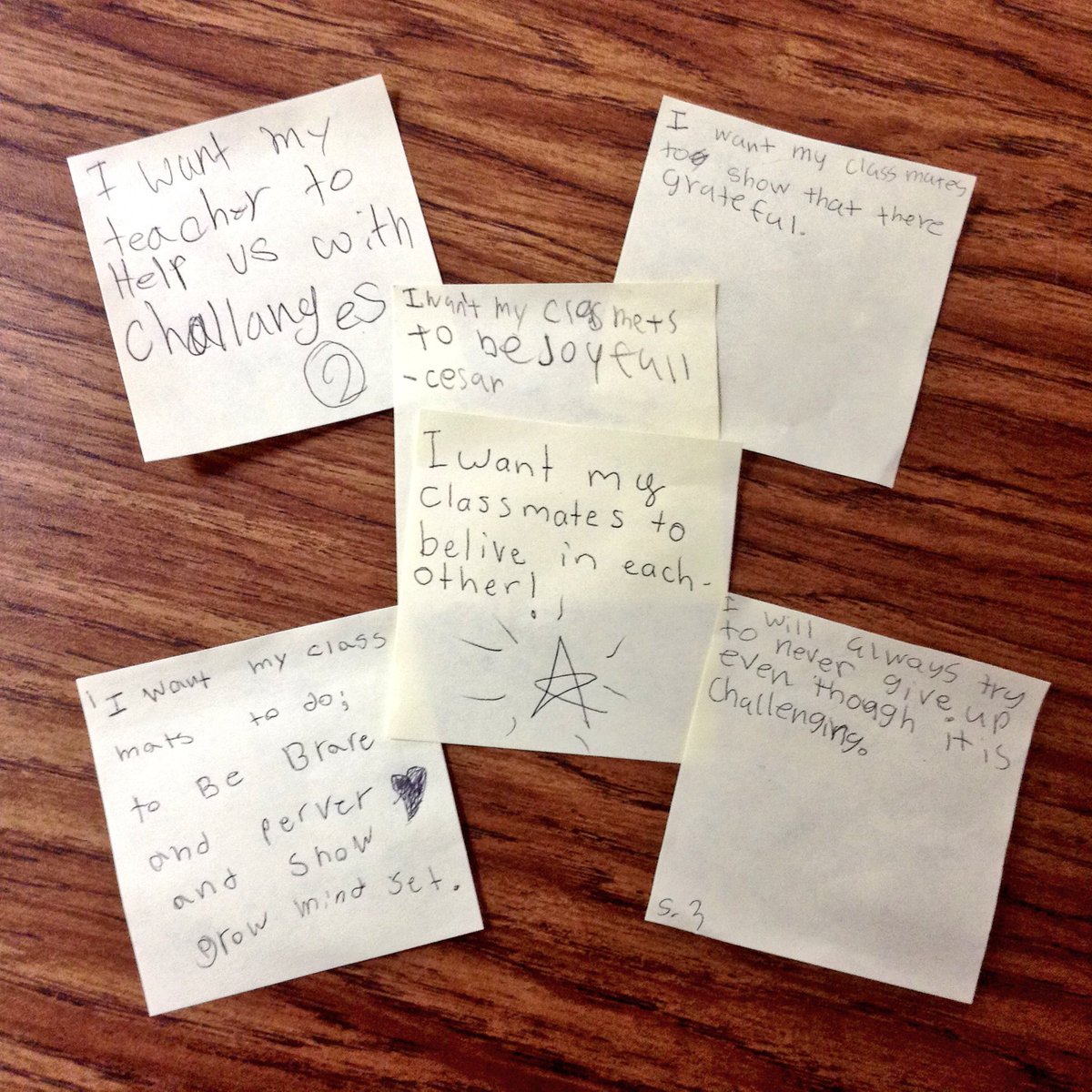 Kids worked together to craft community agreements today. So obvious they've had amazing teachers. I ❤️ our school.