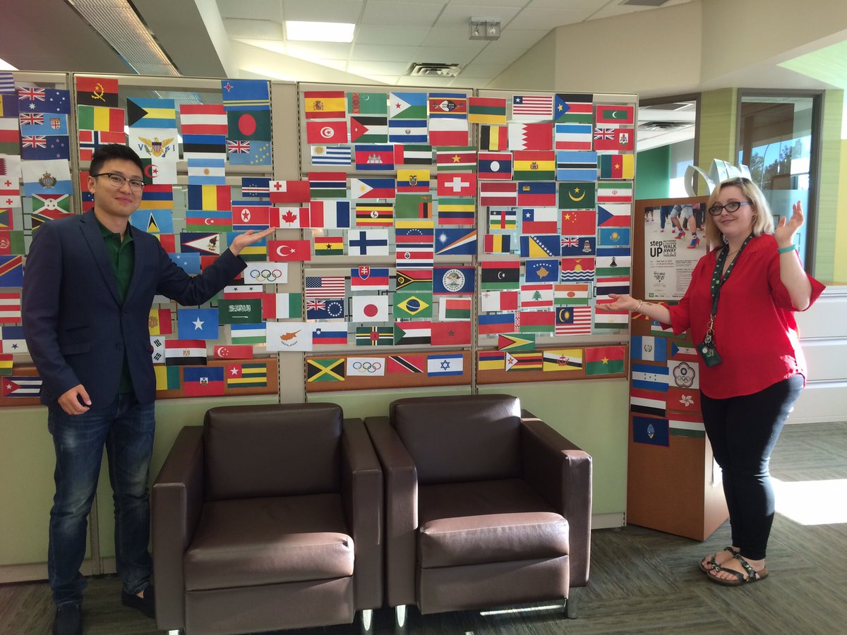 Melissa_daigle1's tweet photo. Celebrating the Olypmics @8318!#all207flagsfromtheolympics @JalalRedwan  @CherylZabloc  @Lcolangelo_TD  @CDSamson15 https://t.co/CiEa7T3wUh