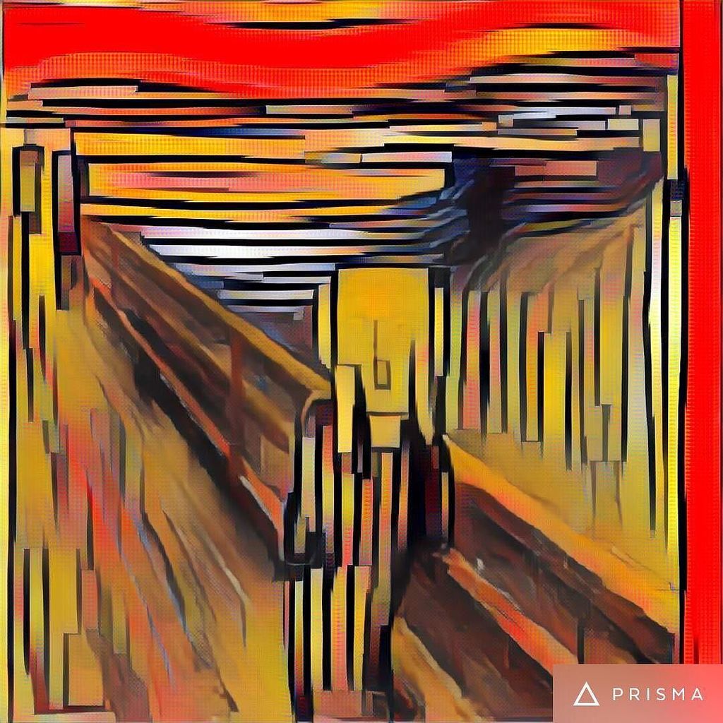 FilteredArt's tweet photo. The Scream #munch #edvardmunch #expressionism #art #socialimpressionism #filteredart #prisma https://t.co/lq0KDrubQU