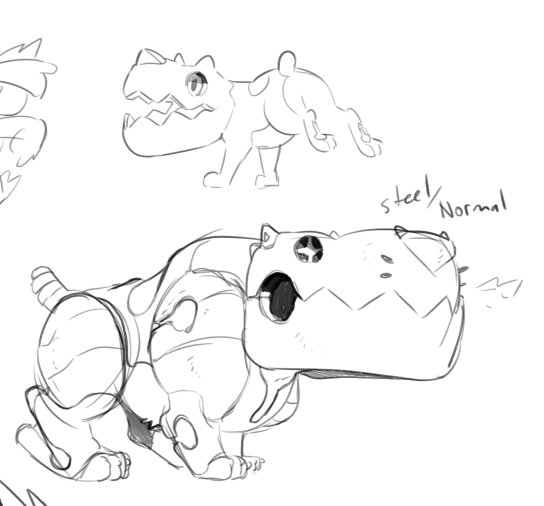 sooo a couple weeks ago, i think i blacked out and drew a whole bunch of fakemon....sh-should i keep going? 
