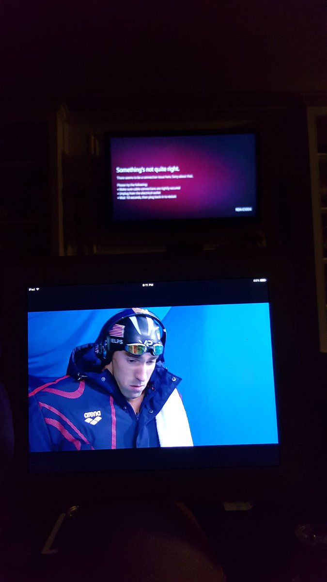 JoeEdward's tweet photo. Had to watch Phelps through my data plan, thanks  @XFINITY  @comcastcares https://t.co/S2RMnuf1ub