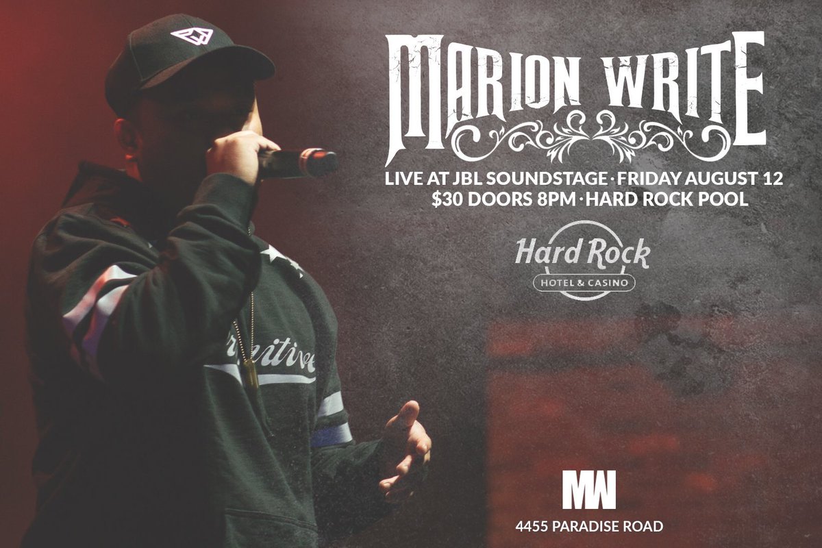 POWMINDSET's tweet photo. Our brotha @MarionWrite blessin the stage tonight at the Bone Thugs show🔥💀 Pull up! #FloDeep #HardRock https://t.co/2UZOZqCIPJ