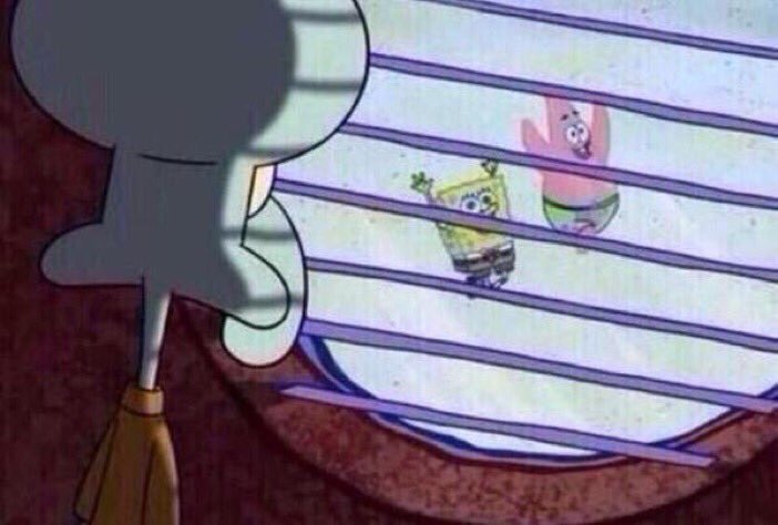 When your friends get high without you.