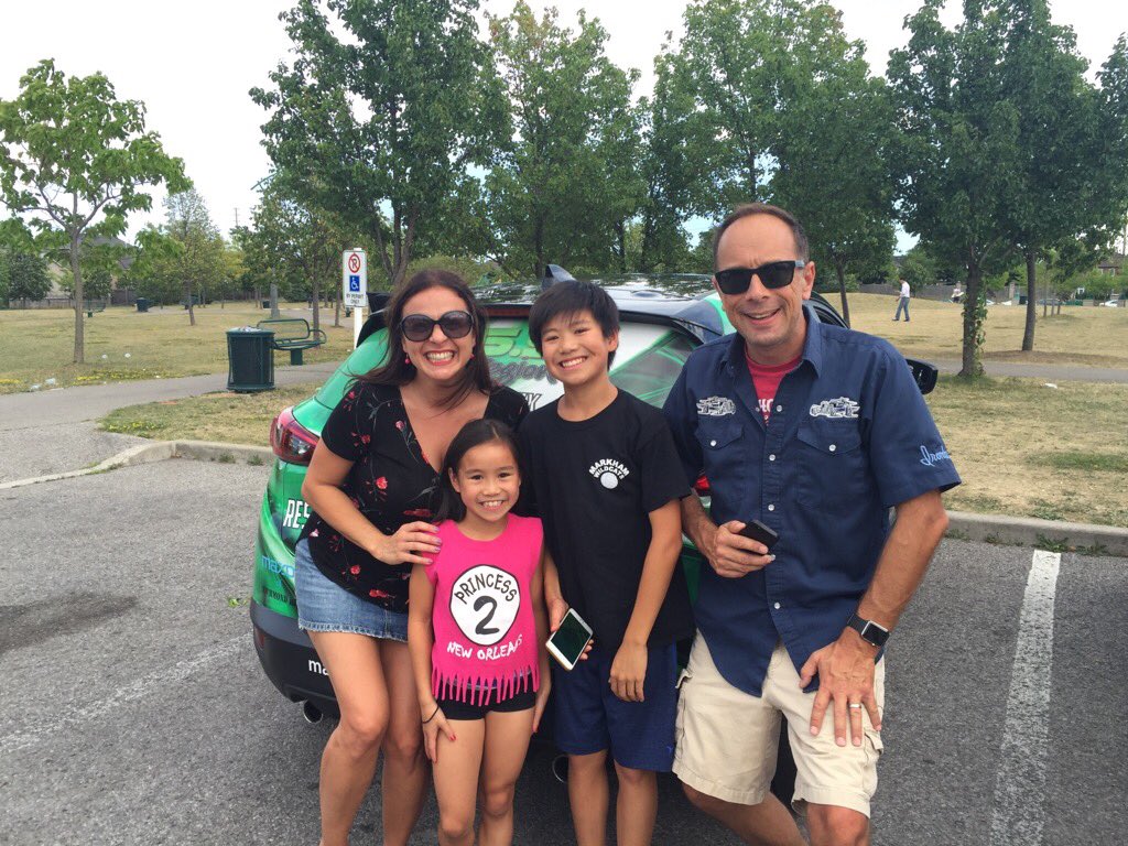 MikeRosieShow's tweet photo. Learning the #PokemonGo ropes from these adorable little pros @myRichmondHill Rotary Club Park! #PokeShow #PokeFun https://t.co/hyz9xy7i7k