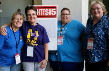 PSEClassified's tweet photo. PSE @SEIU Local 1948 members are in Richmond representing at the #FightFor15 Convention! #PSEPower #1u https://t.co/8UFphdYDlq