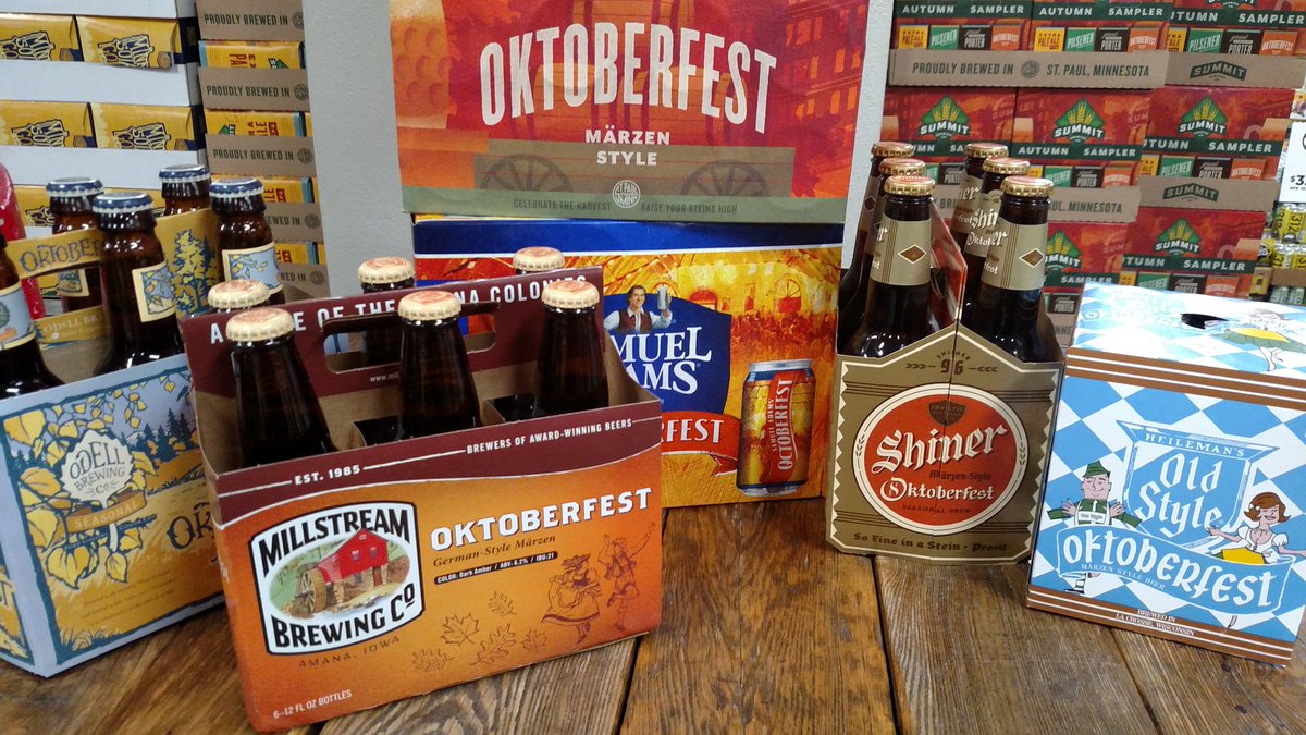 LiquorCentral's tweet photo. Oktoberfest beers are starting to arrive. Stop in today and pick up some malty goodness. #liveNE #loveNE #shopNE https://t.co/JNYStxfuLO