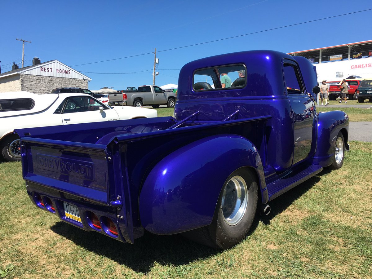 GetExhausted's tweet photo. #PurpleForDays #Chevrolet #Chevy #Custom #CarlisleEvents #TruckNationals https://t.co/WYrOpEGWzx