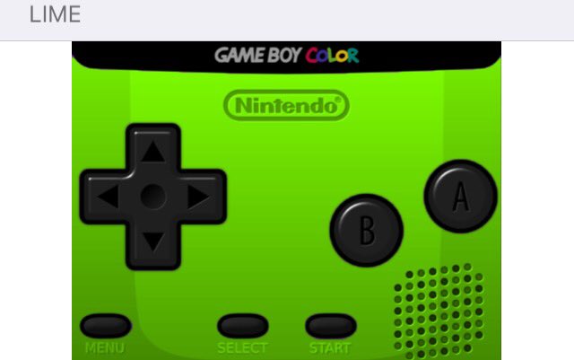 Gimmeemu On Twitter Who Wants To Make A Lime Green Landscape Gba4ios Skin To Match The Portrait Skin For Me