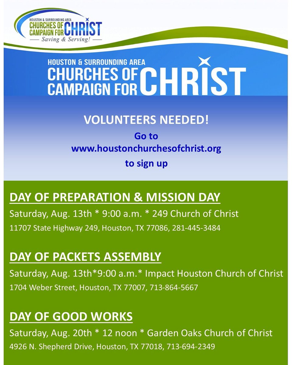 FWCOC's tweet photo. Rise Saturday and Let Your Light Shine! See you there! #FWCOC #HC4C #CampaignforChrist https://t.co/ts095uVRqB