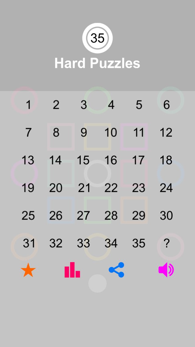AdaoApp's tweet photo. Try to play the new version 35 Hard Puzzles: https://t.co/EZU7Ddm5px
#35HardPuzzles #iOS #Game #IndieGame #IndieDev https://t.co/U96Idvzdnp