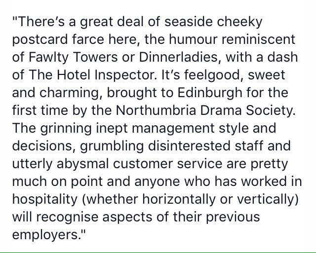 Just_A_QuickOne's tweet photo. ⭐️⭐️⭐️ from @ScotsGayMag !The cast are very thankful for their visit and kind words https://t.co/RFkOyXuk0m