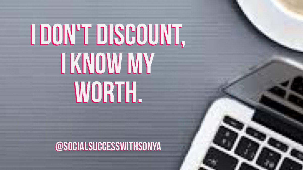 SonyaSocial1's tweet photo. Don’t let people hustle, know your worth. https://t.co/gFrbtEk7o6