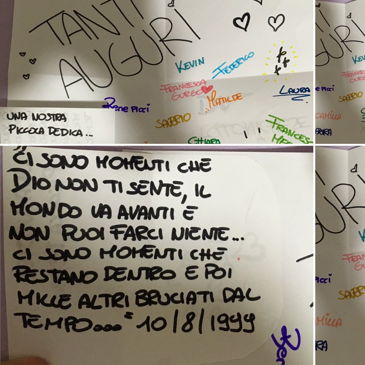 laabeene's tweet photo. La dedica più bella:quella dei miei AMICI❤️ Un pezzo della tua canzone come augurio🌟 +17🎉#seiovunque @ManuDolcenera https://t.co/JAAyWm4IeL