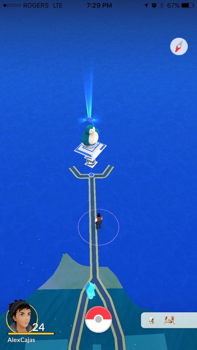 LaKickz4Life's tweet image. @CatchEmAlI @_PokemonGoLA Father and daughter taking over Waypointer in Center Island in Toronto