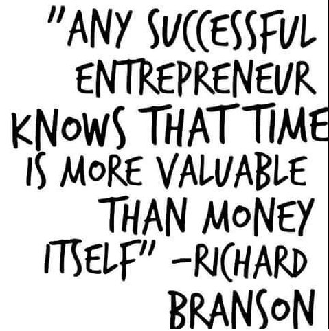 ChrisBertish's tweet photo. Value time over money, as it's the one thing you not able to buy more of &amp; you can never get it back once it's gone. https://t.co/qNWGsJ37cc