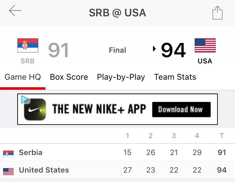 ProSportsTalkRT's tweet photo. Final in #Rio2016 #USA 👀 https://t.co/2EgvMd7rnv