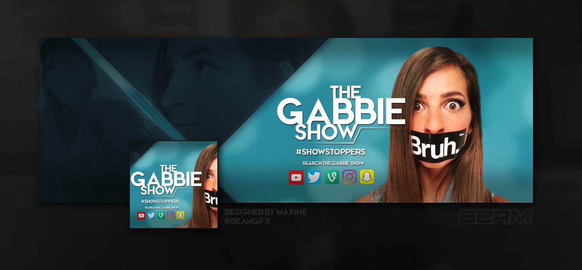 MaxineGFX's tweet image. Just casually throwing you together a new twitter header. Really enjoyed making this one. &amp;lt;3 @TheGabbieShow