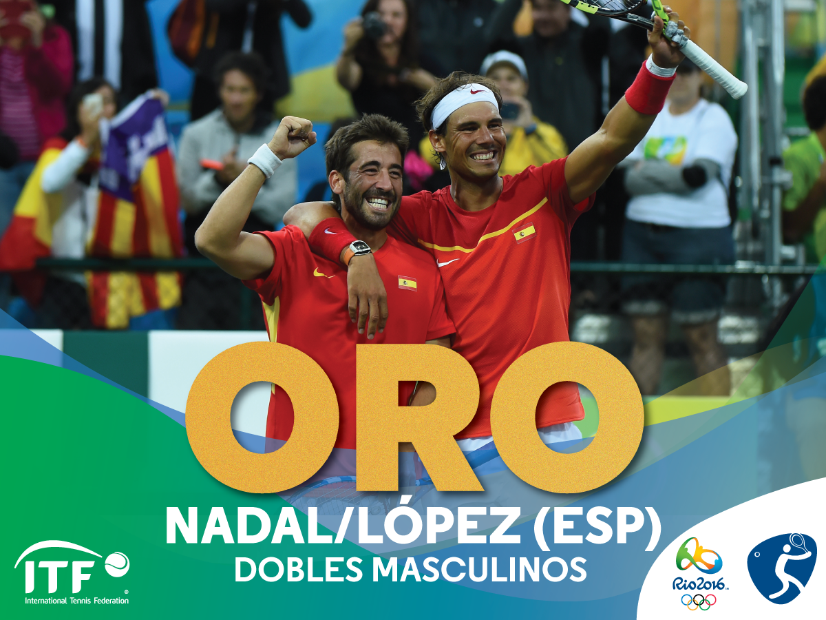 WorldTennisEs's tweet photo. #ESP Nadal/López son de #ORO! Derrotan a #ROU Mergea/Tecau 62 36 64 #tenis #Rio2016 https://t.co/48tH9r7P3M