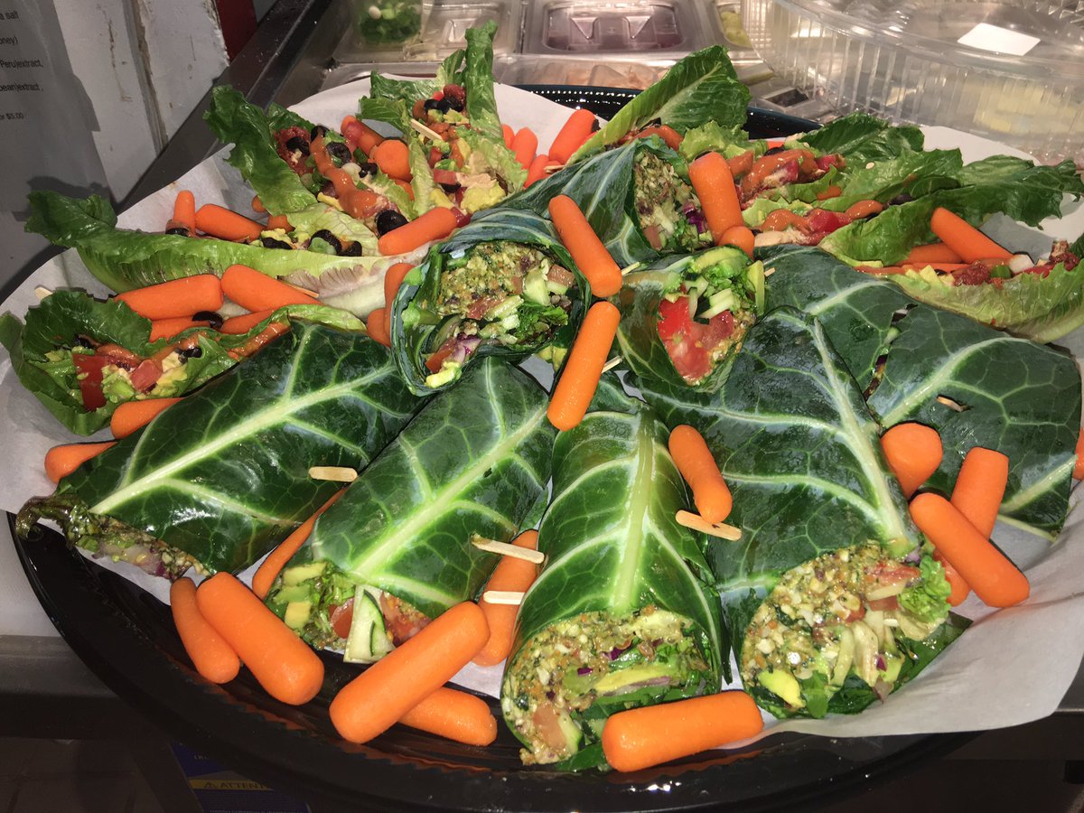 TheLettuceInn's tweet image. #RawVegan Tacos &amp;amp; #CollardWraps platter. #Lettuce cater your next event. #TheLettuceInn #healthycatering #Concord