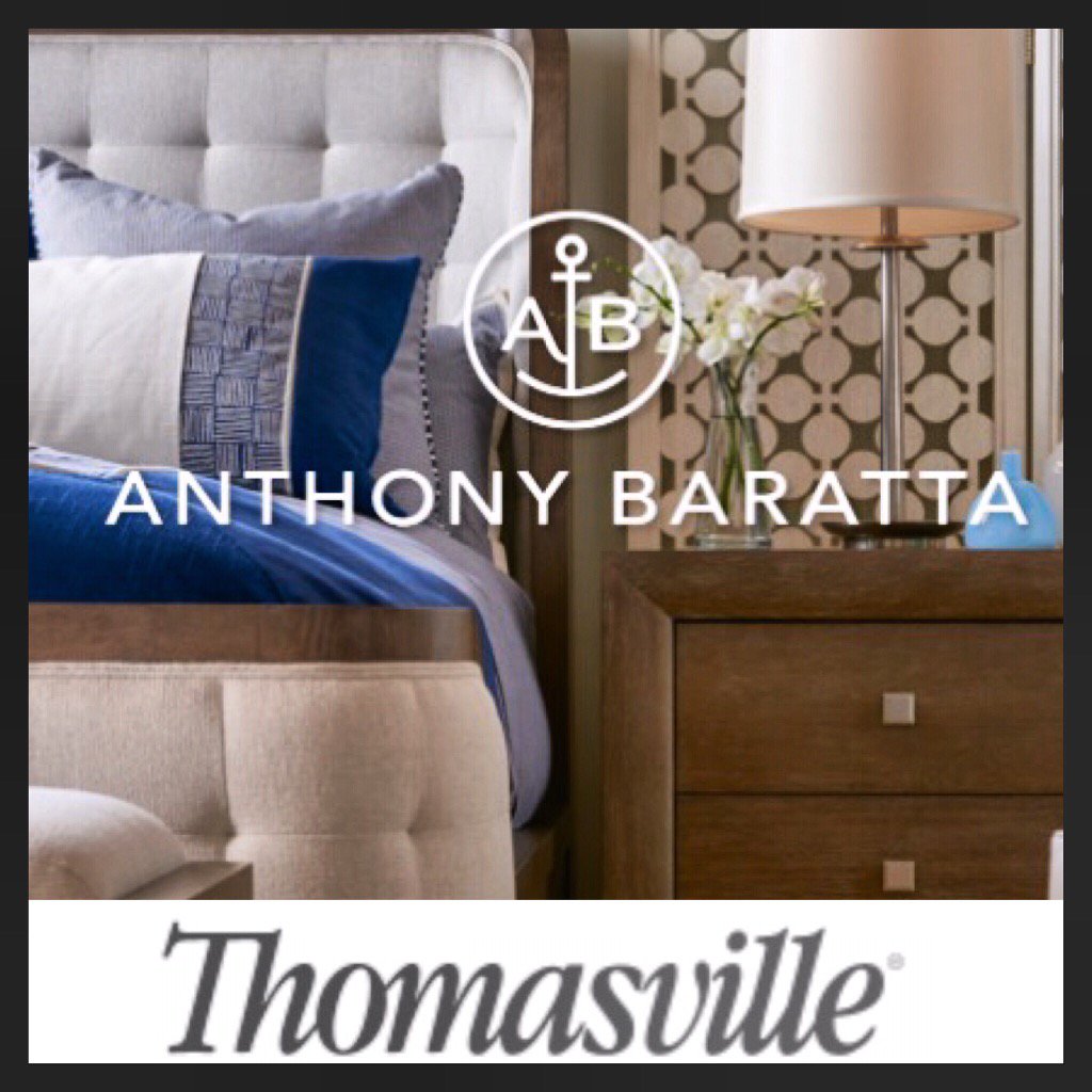 Anthony Baratta for Thomasville Furniture. Coming soon to fine furniture stores everywhere!