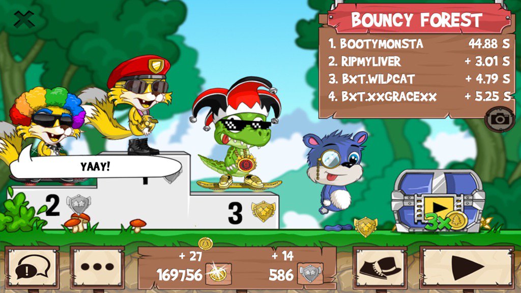 Golddigger_FR2's tweet photo. I just played a golden fox! #funrun2 #BOOTYMONSTA #WildCat #xXGraceXx https://t.co/34RzDsXy3l