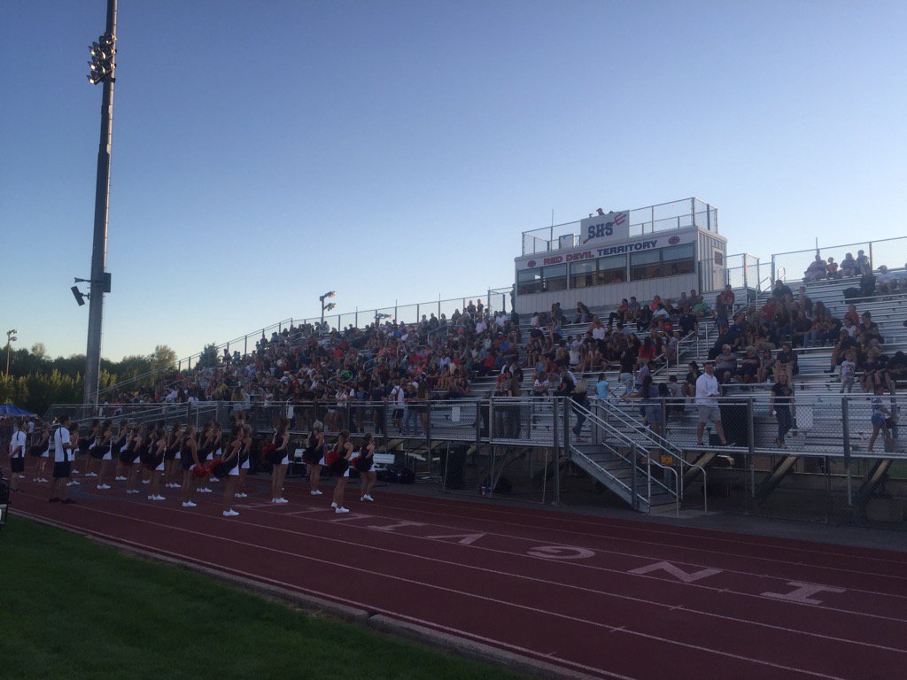 SHS_RedDevils's tweet photo. Thank you Red Devil Fans for your support at the Red and Blue Scrimmage tonight. Great to be a Red Devil. #shsdevils https://t.co/qZL5Q3xEsm