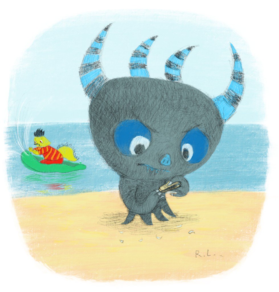 RenataLiwska's tweet photo. @Monsters_Go #MonstersGo #Ippity sketch. Cheers! https://t.co/cfpjwDcPe3