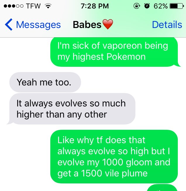 nerdp0st's tweet photo. Anyone else??? #pokemonGo #pokemon #evolutions #CatchOfTheDay https://t.co/FfwoaymkrF