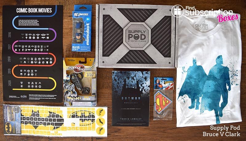 FindBoxes's tweet photo. Check out the #Batman &amp; #Superman #scifi goodies in the @SupplyPod #BruceVClark box! https://t.co/gAQopoeYlR #geeks https://t.co/6SRQqAVeuR