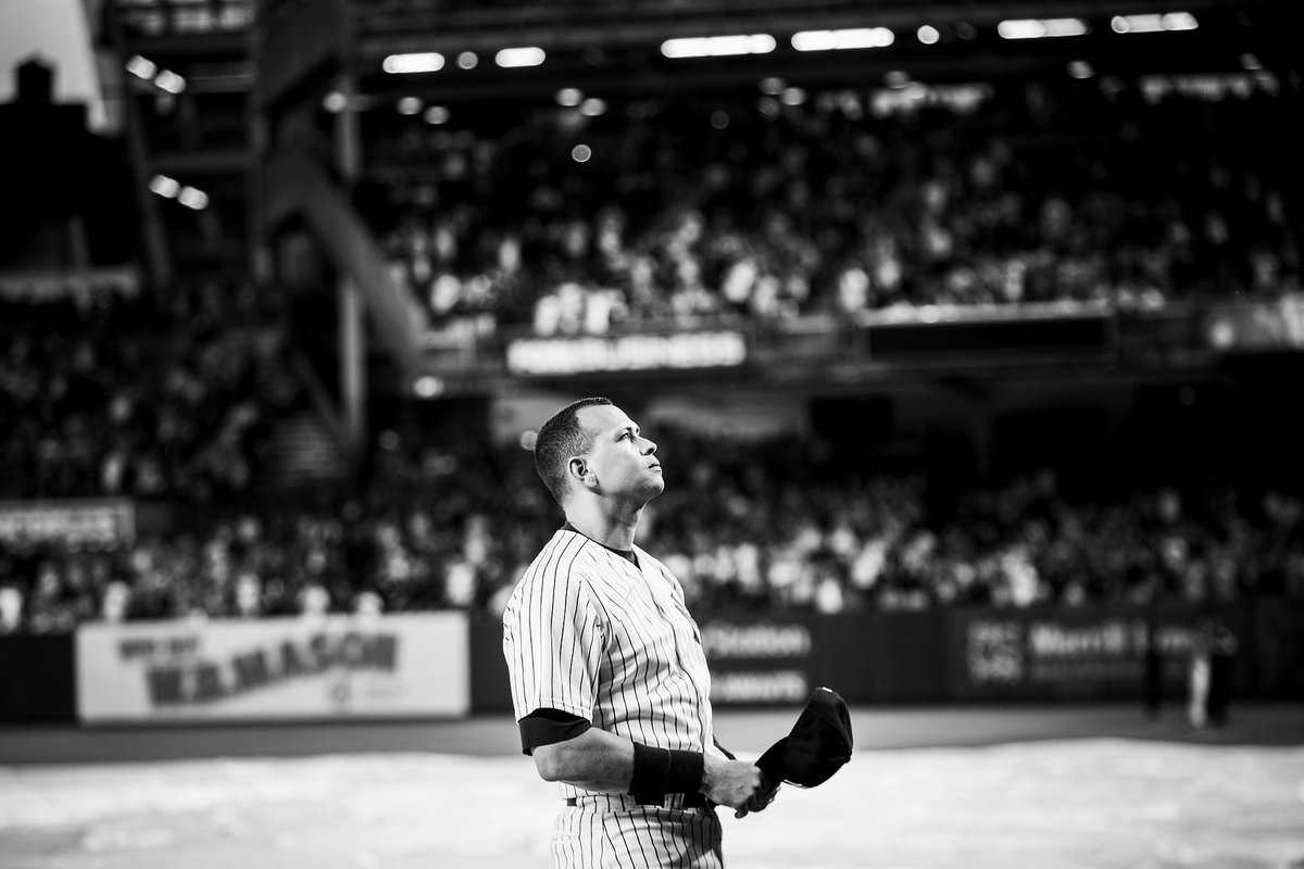 PlayersTribune's tweet photo. One final night in @Yankees pinstripes. https://t.co/4CqPjId9P1