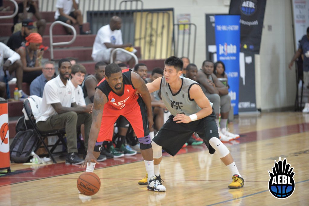 AEBLHOOPS's tweet image. #ATLDreamTeam X @theskillfactory Chinese National Team PG Bai Haotian matching up. #JrNBA #China #Olympics