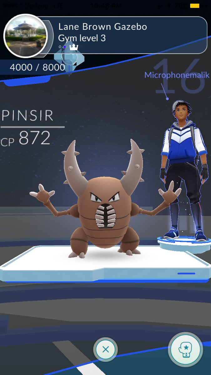 mikaylaa_joy's tweet photo. When you &amp; your boyfriend take over a gym for #TeamMystic @PokemonGoApp @TeamMysticPGO @TeamMysticATL @TeamMysticGA https://t.co/yNtJidBKS4