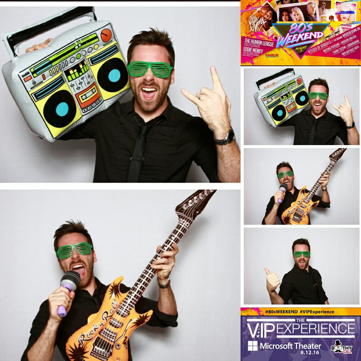 BoothyCallLA's tweet photo. Rockin The #80sWEEKEND #BOOTHYCALL Style at the #MSTheater #VipExperience https://t.co/32bs020MQO https://t.co/dfRR49r4qx