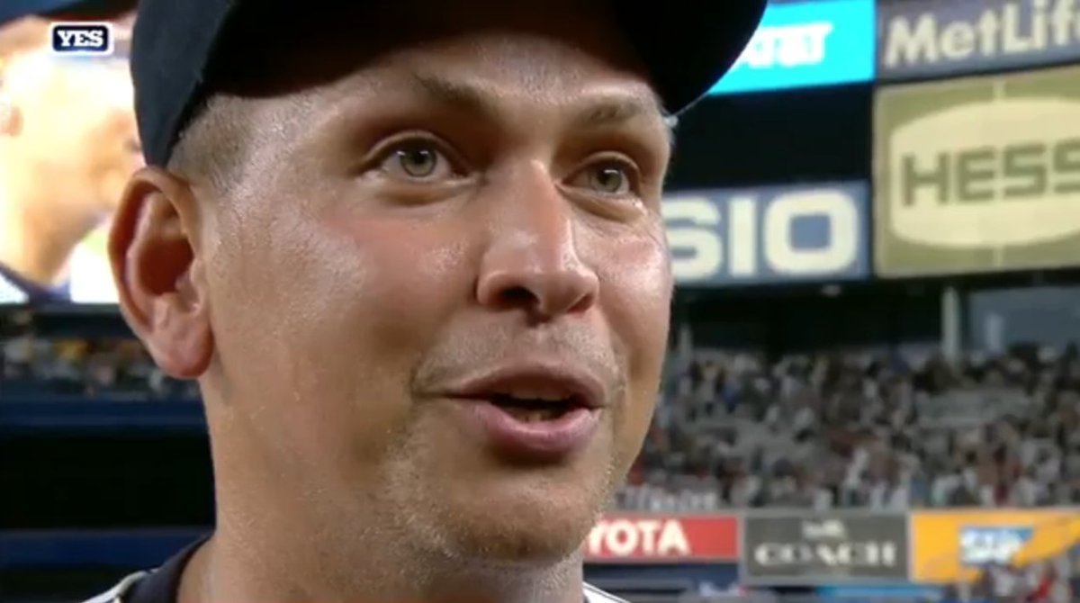 MatthewStucko's tweet photo. "You don't have to be defined by your mistakes. How you come back matters too & that's what NY is all about." -@AROD https://t.co/SuOMbFxCtB